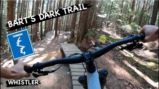 BART'S DARK TRAIL | Blue trail | Whistler