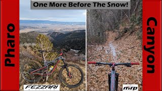 Barely Beat Winter on the Pharo Canyon Trail!...