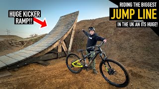 RIDING THE BIGGEST JUMP LINE IN THE UK &...