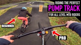 RIDING THE PERFECT PUMP TRACK FOR ALL MTB RIDERS!!