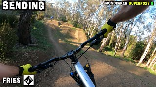 Big jumps and a mint black diamond trail