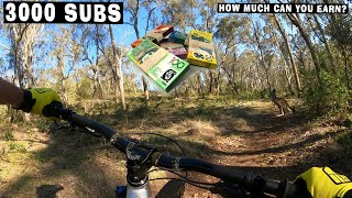 How much MONEY can a 3000 subscriber MTB...