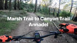 Marsh trail to Canyon trail