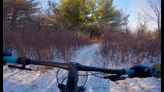 Snow Adds Extra Fun | Winter Mountain Biking...