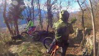 Prarotto . Miloro _ discesa con un po' di neve