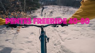 Les pentes freeride 40-80 en fatbike... mon...