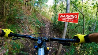Steep HIDDEN trails in the dense forest.....
