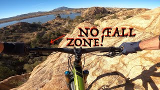 NO FALL ZONE! MTB in Arizona's Granite Dells!