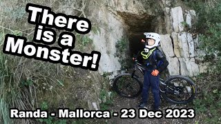 Enduro riding around  Randa in Mallorca -...