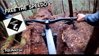 FREE THE SPEEDOS | Black trail | Squamish -...
