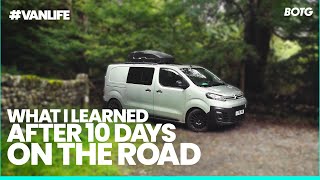 Quick Tips for Vanlife UK travelling for 10 Days
