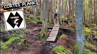 CORTES PLANKS | Double black trail | Squamish...