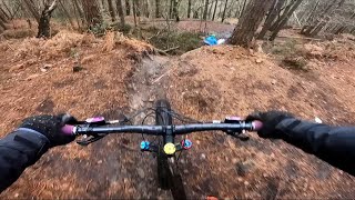 Mountain Biking in the Surrey Hills in the MUD...