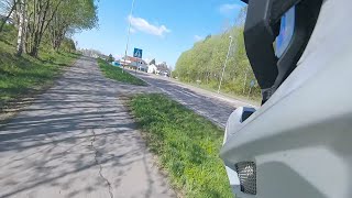 11 may 2018 Askim Bikepath: up Trøgstadveien...