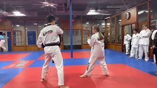 My Son did a couple of nice Kicks in Taekwondo...