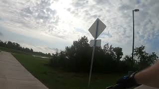 Riding my MTB bike around Brazos River Park...