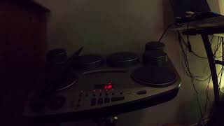 Playing my Yamaha DD 60 Drum  testing GoPro