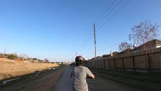 A Nice Evening Bike Ride with my Son 