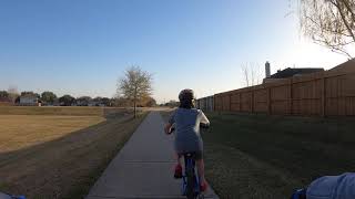 A nice evening bike ride!