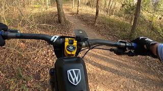 MTB Riding on Willow Trail at Brazos River...