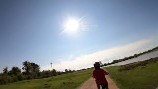 MTB morning ride with my Son in Memorial Park...