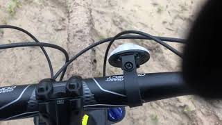 Very wet and muddy trail ride