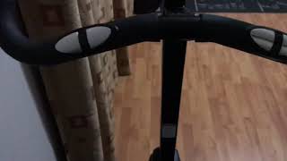 Beginners workout room for mountain bike training