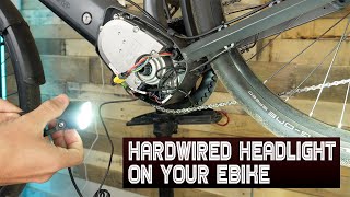 Installing an EBike Light To Run Off Your...