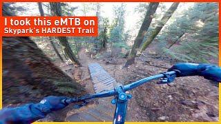 Hero-dirt on Skypark's Gnarliest Trail - Comet...