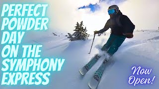 Perfect Powder Day on the Symphony Express ...