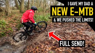 I GAVE MY DAD A NEW BIKE AND WE PUSHED OUR...