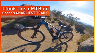 Mid-travel eMTB vs DH Trails. Greer Ranch -...