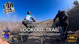 MTB Riding Lookout Trail, December 28, 2023...
