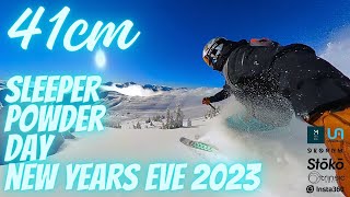 Sleeper Powder Day   New Years Eve 2023   41cm