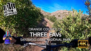 MTB Riding Three Favs at The Oaks, January 6,...