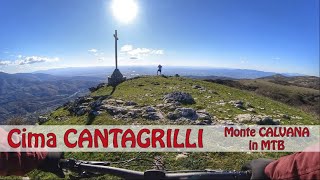 Cima CANTAGRILLI: si sale in MTB sul crinale...