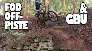 SLIPS, BUMPS AND JUMPS! WET RIDE AT THE FOREST...