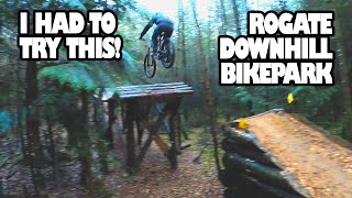 ROGATE DOWNHILL B1KEPARK - BIG FEATURES IN THE...