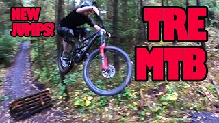 TRE MTB MADNESS! RIDING THE NEW JUMPS ON...
