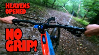 CAUGHT IN TORRENTIAL RAIN! SOLO E-MTB RIDE AT...