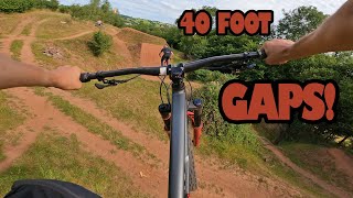 HITTING 40 FOOT GAPS AT DIRT FARM, ABERGAVENNY...