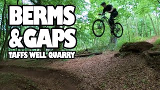 RIDING GAPS AND BERMS AT TAFFS WELL QUARRY...