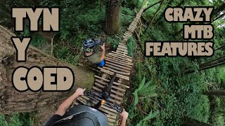 CRAZY MTB FEATURES AT TYN Y COED WOODS