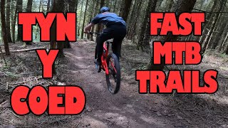 TYN Y COED WOODS MTB TRAILS - SOLO RIDE ON A...