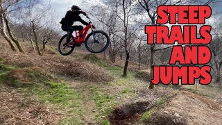 RIDING STEEP TRAILS AND JUMPS WITH SPECIALIZED...