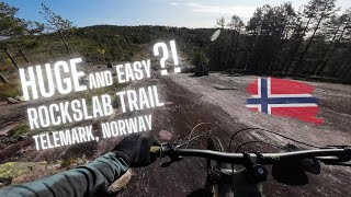 HUGE and easy rock slab trail!? - Netten hill...