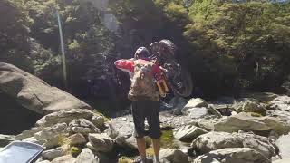 Flora carpark via Barron flat to Upper Takaka