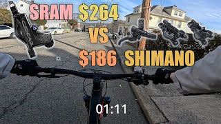 SRAM Code RSC VS Shimano M7120 SLX (Stopping...