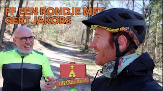 Een oud profwielrenner de singletracks laten...