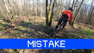 MTB Monte Senario 13.01.2024 sentiero MISTAKE